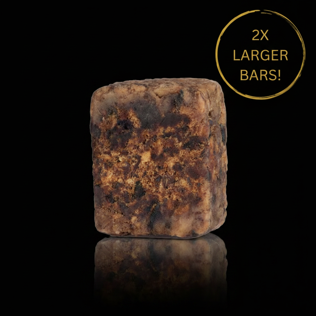 RAW African Black Soap Timeless Organics Skin Care